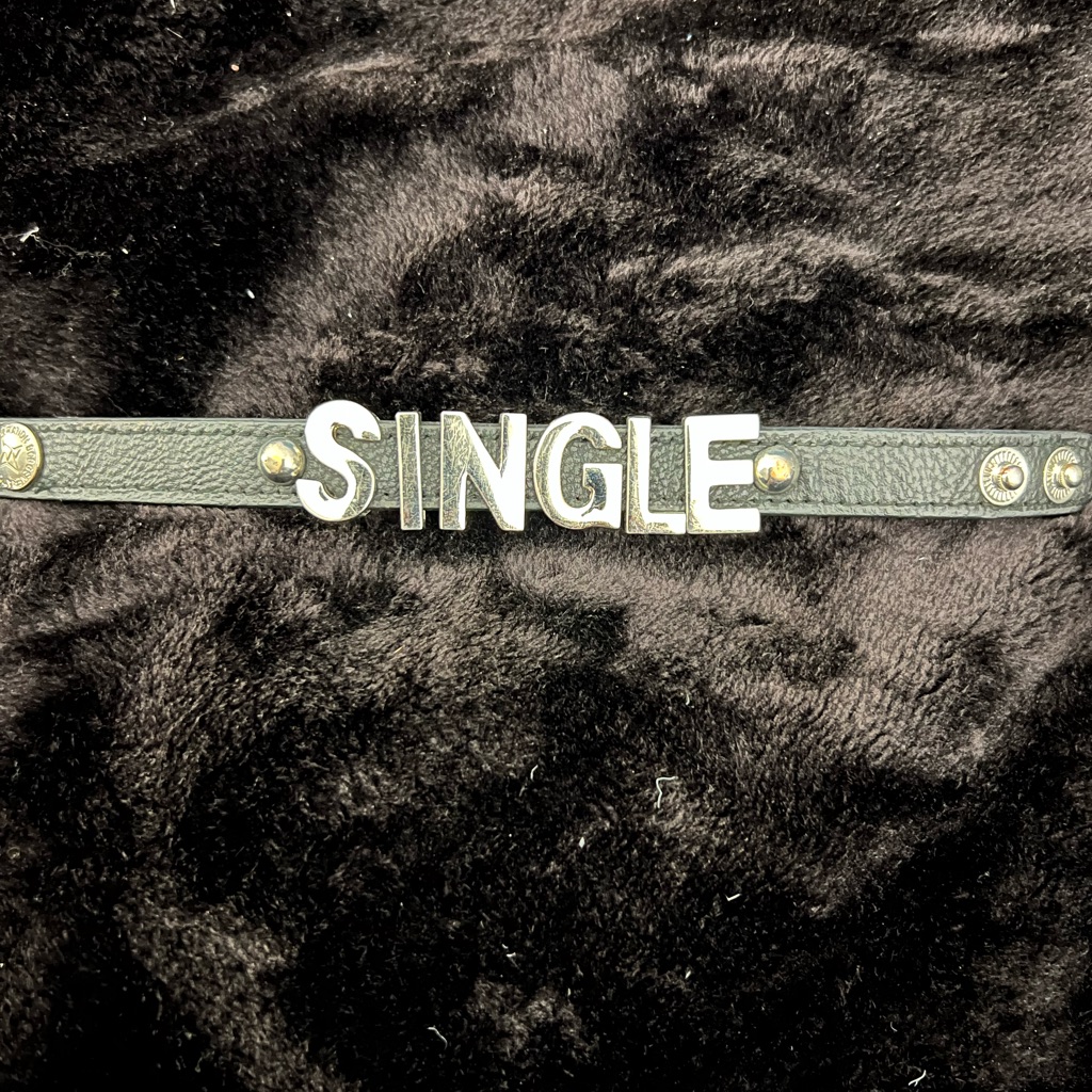 Bcbg Single Black Leather Bracelet 20$